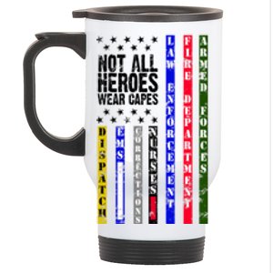 Not All Heroes Wear Capes Tribute Limited Edition Stainless Steel Travel Mug