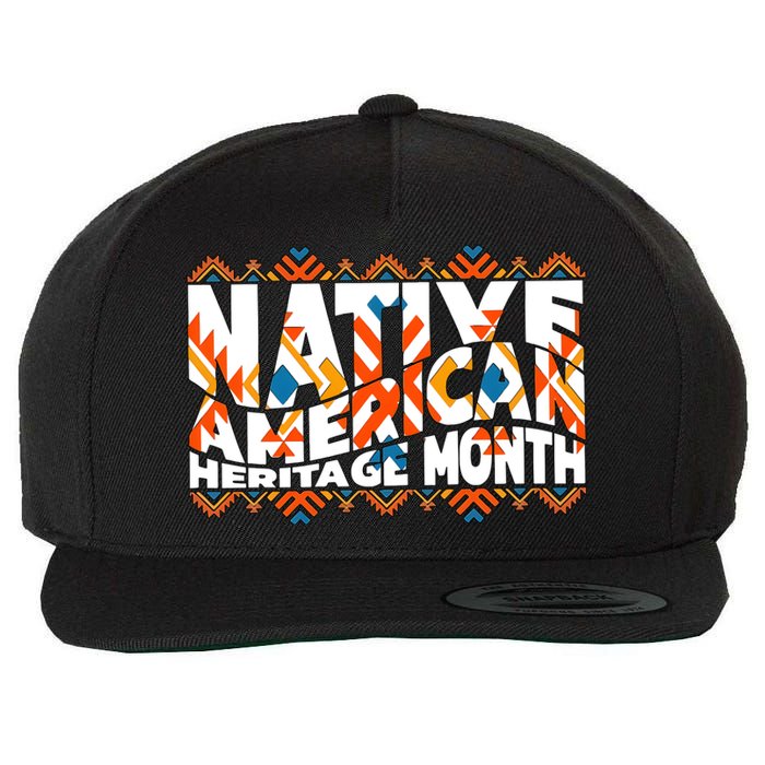 Native American Heritage Month Wool Snapback Cap