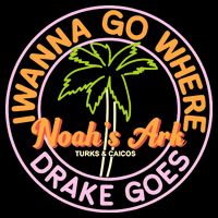Noahs Ark I Wanna Go Where D.R.A.K.E Goes Flat Bill Trucker Hat