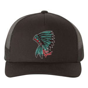 Native American Indian Free Spirit Awesome Halloween Gift Yupoong Adult 5-Panel Trucker Hat