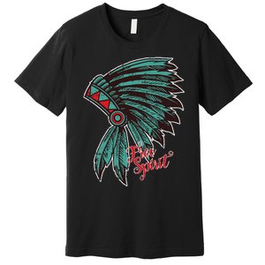 Native American Indian Free Spirit Awesome Halloween Gift Premium T-Shirt