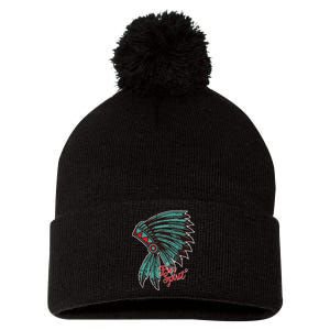 Native American Indian Free Spirit Awesome Halloween Gift Pom Pom 12in Knit Beanie