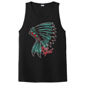 Native American Indian Free Spirit Awesome Halloween Gift PosiCharge Competitor Tank