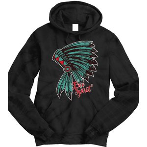 Native American Indian Free Spirit Awesome Halloween Gift Tie Dye Hoodie