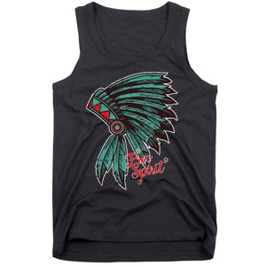 Native American Indian Free Spirit Awesome Halloween Gift Tank Top