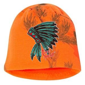 Native American Indian Free Spirit Awesome Halloween Gift Kati - Camo Knit Beanie