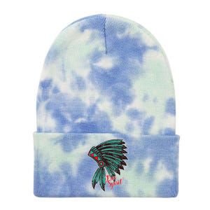 Native American Indian Free Spirit Awesome Halloween Gift Tie Dye 12in Knit Beanie