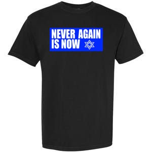 Never Again Is Now Jewish Israel Pride Am Yisrael Chai Garment-Dyed Heavyweight T-Shirt