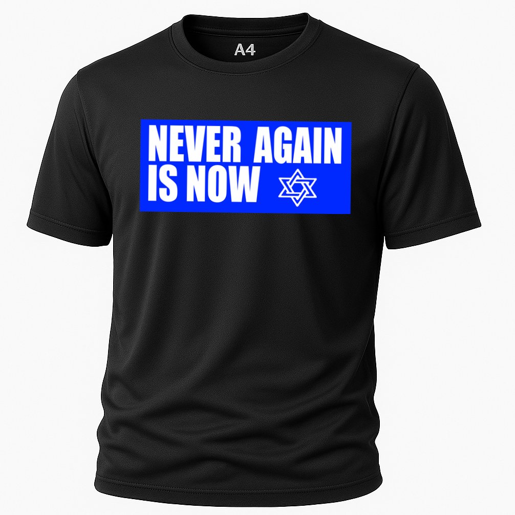 Never Again Is Now Jewish Israel Pride Am Yisrael Chai Performance Shirt