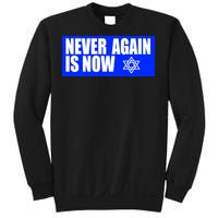 Never Again Is Now Jewish Israel Pride Am Yisrael Chai Sweatshirt