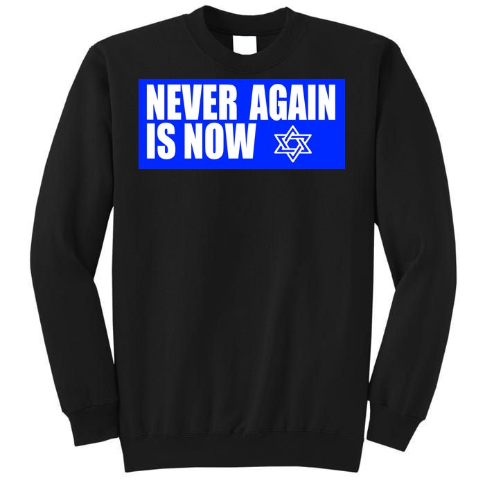 Never Again Is Now Jewish Israel Pride Am Yisrael Chai Sweatshirt