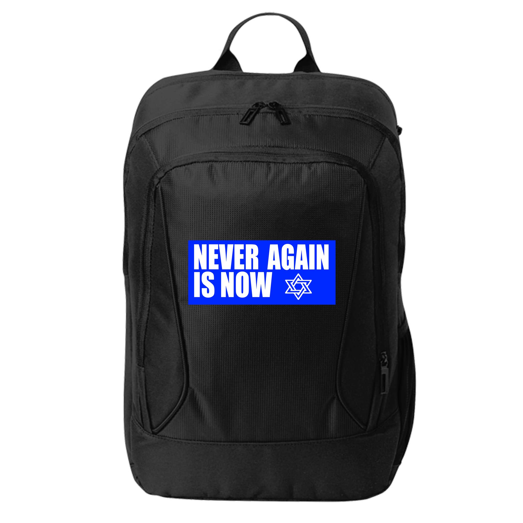 Never Again Is Now Jewish Israel Pride Am Yisrael Chai City Backpack