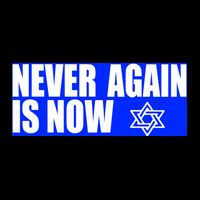 Never Again Is Now Jewish Israel Pride Am Yisrael Chai Womens Tank Top