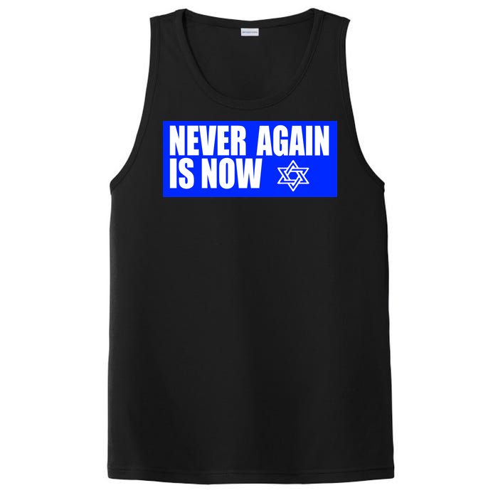 Never Again Is Now Jewish Israel Pride Am Yisrael Chai PosiCharge Competitor Tank