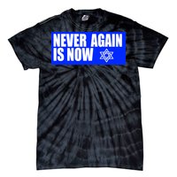 Never Again Is Now Jewish Israel Pride Am Yisrael Chai Tie-Dye T-Shirt