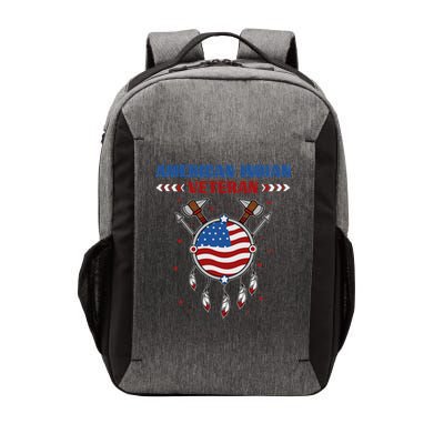 Native American Indian Veteran Usa Flag Patriotic Indigenous Vector Backpack