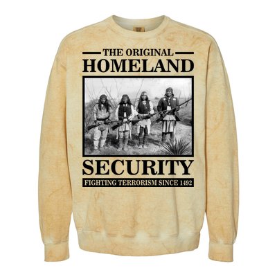 Native American Indian Heritage Origina Colorblast Crewneck Sweatshirt