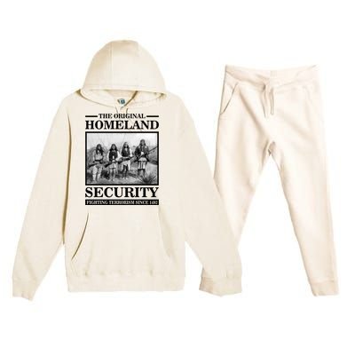 Native American Indian Heritage Origina Premium Hooded Sweatsuit Set