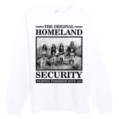 Native American Indian Heritage Origina Premium Crewneck Sweatshirt