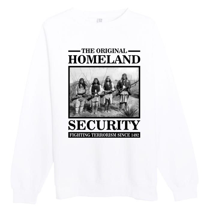 Native American Indian Heritage Origina Premium Crewneck Sweatshirt