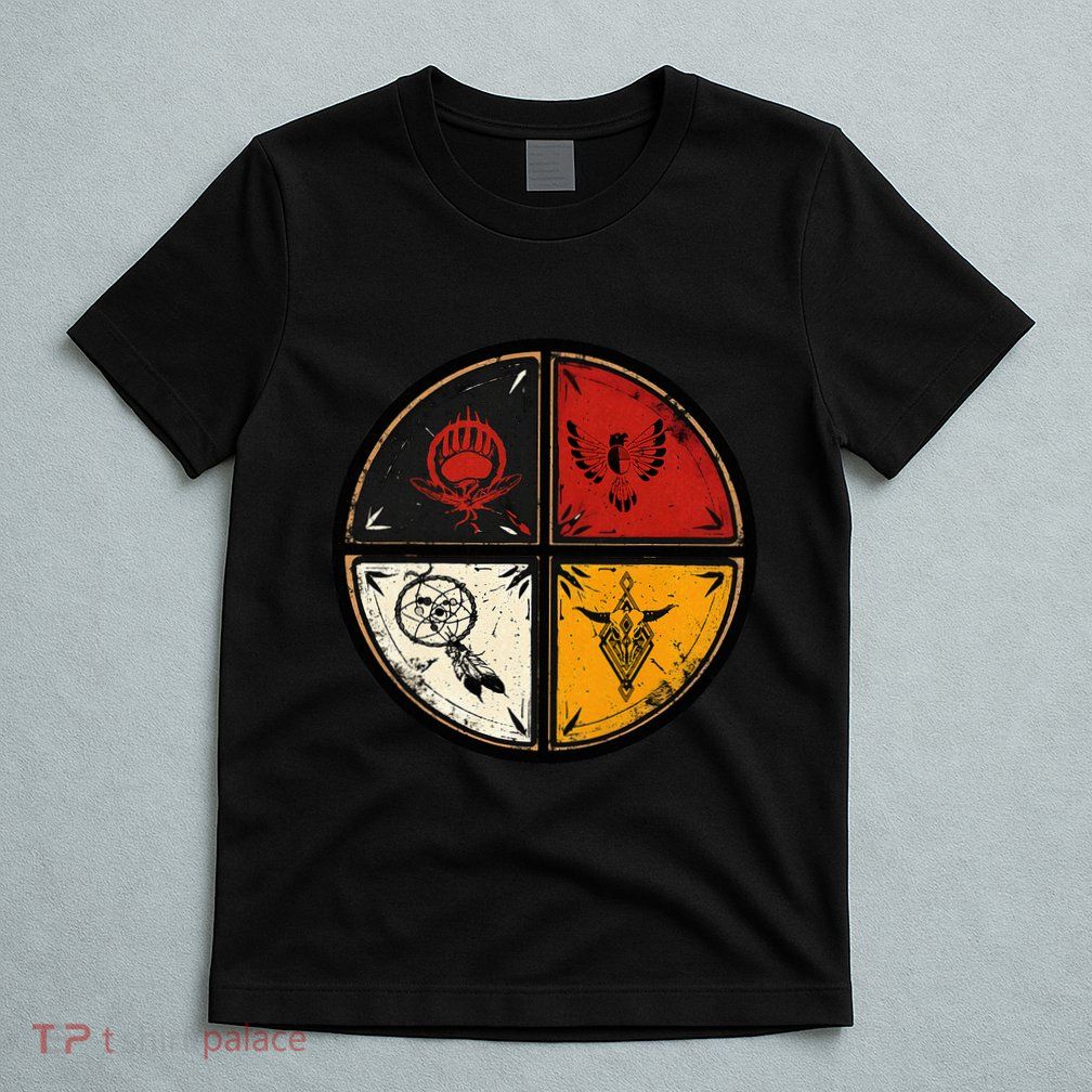 Native American Indian Medicine Wheel T-Shirt