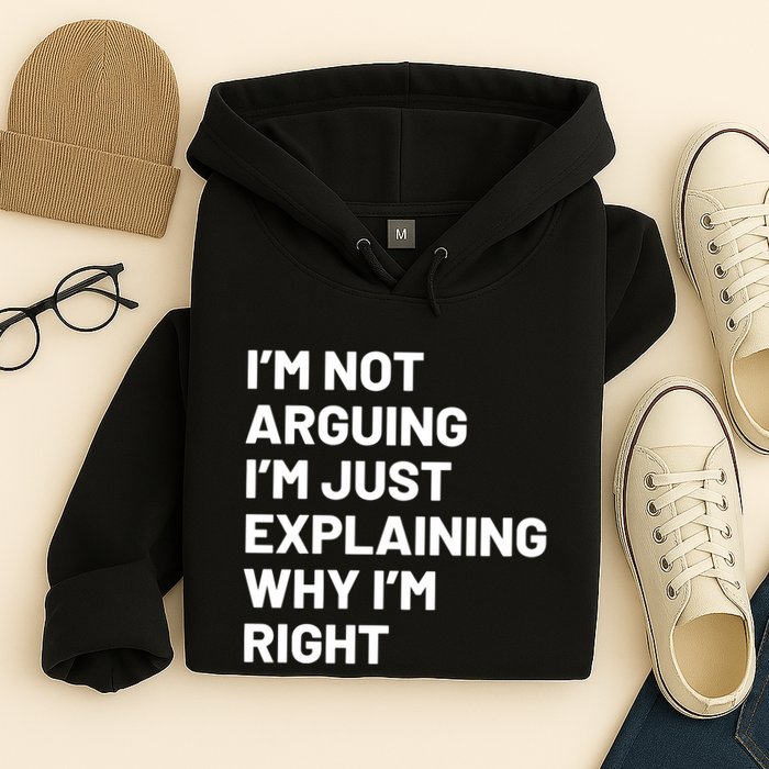 Not Arguing Im Just Explaining Why Im Right Hoodie