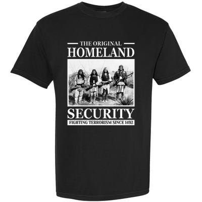 Native American Indian Heritage Original Homeland Security Garment-Dyed Heavyweight T-Shirt