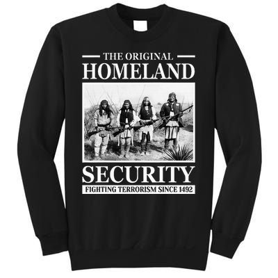 Native American Indian Heritage Original Homeland Security Sweatshirt