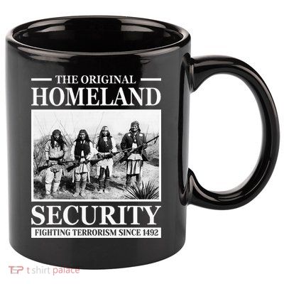 Native American Indian Heritage Original Homeland Security 11oz C Handle Ceramic Mug