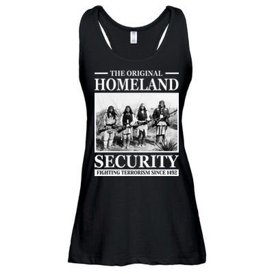 Native American Indian Heritage Original Homeland Security Ladies Essential Flowy Tank