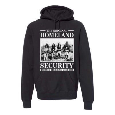 Native American Indian Heritage Original Homeland Security Premium Hoodie