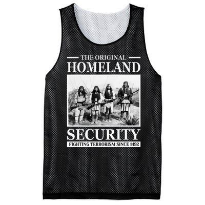 Native American Indian Heritage Original Homeland Security Mesh Reversible Basketball Jersey Tank