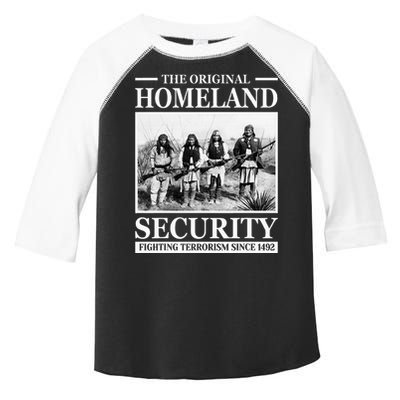 Native American Indian Heritage Original Homeland Security Toddler Fine Jersey T-Shirt