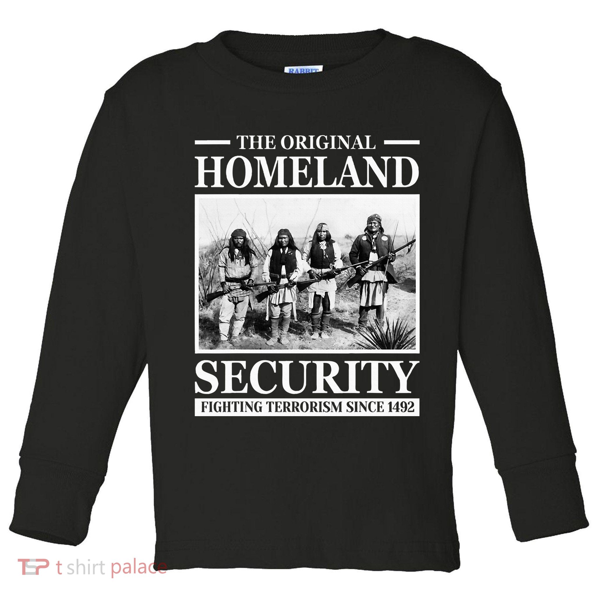 Native American Indian Heritage Original Homeland Security Toddler Long Sleeve Shirt
