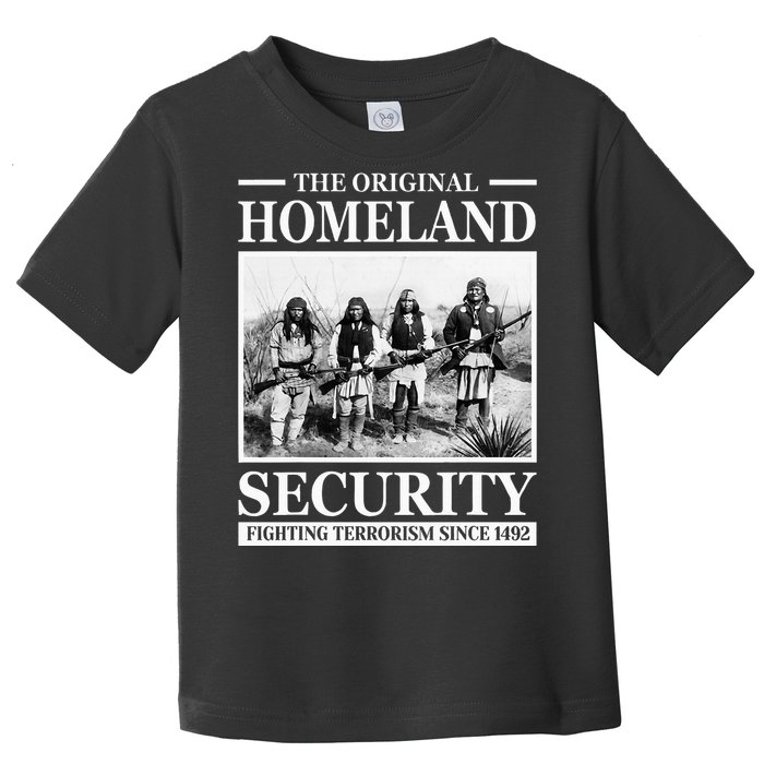 Native American Indian Heritage Original Homeland Security Toddler T-Shirt