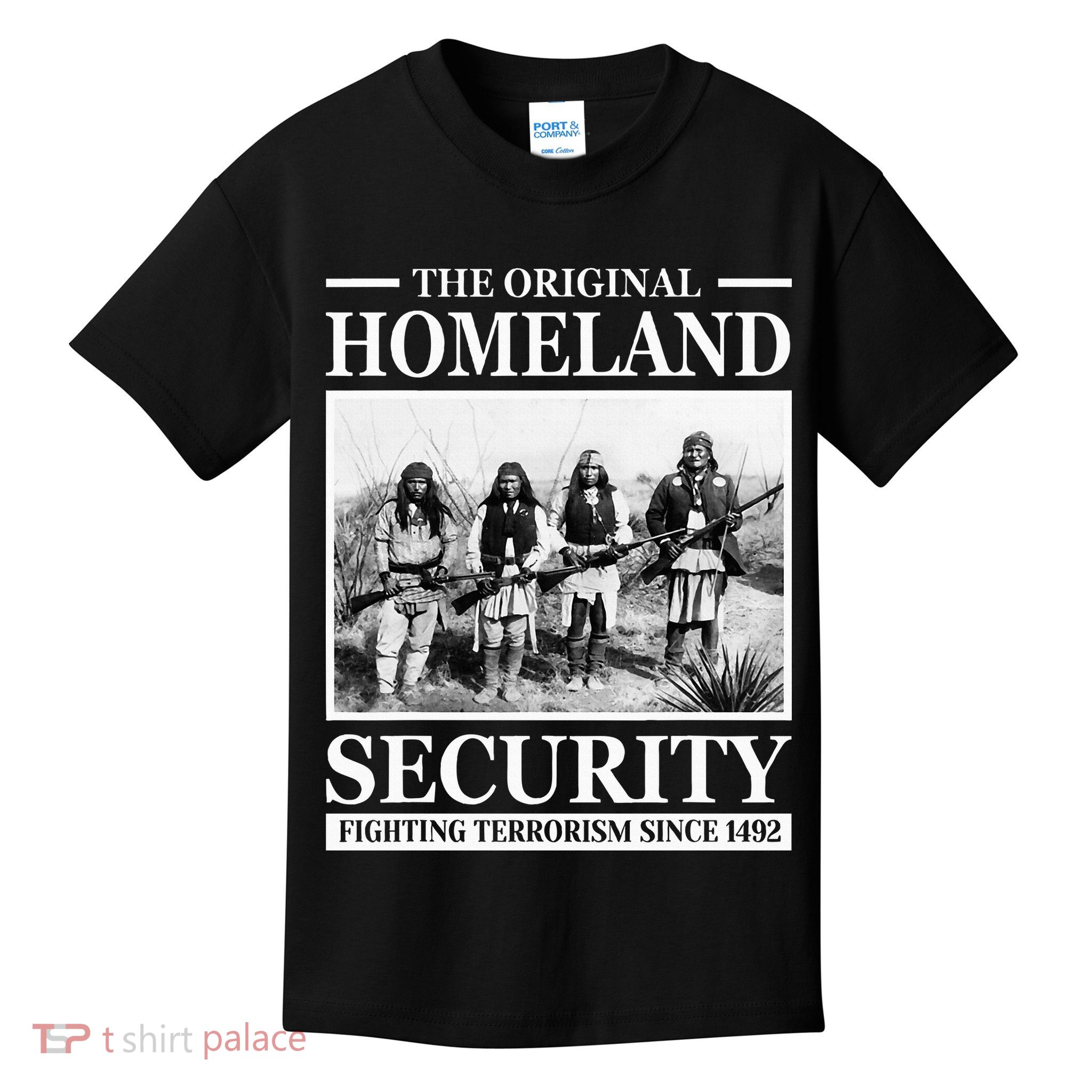 Native American Indian Heritage Original Homeland Security Kids T-Shirt