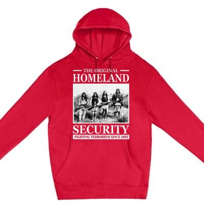 Native American Indian Heritage Original Homeland Security Premium Pullover Hoodie