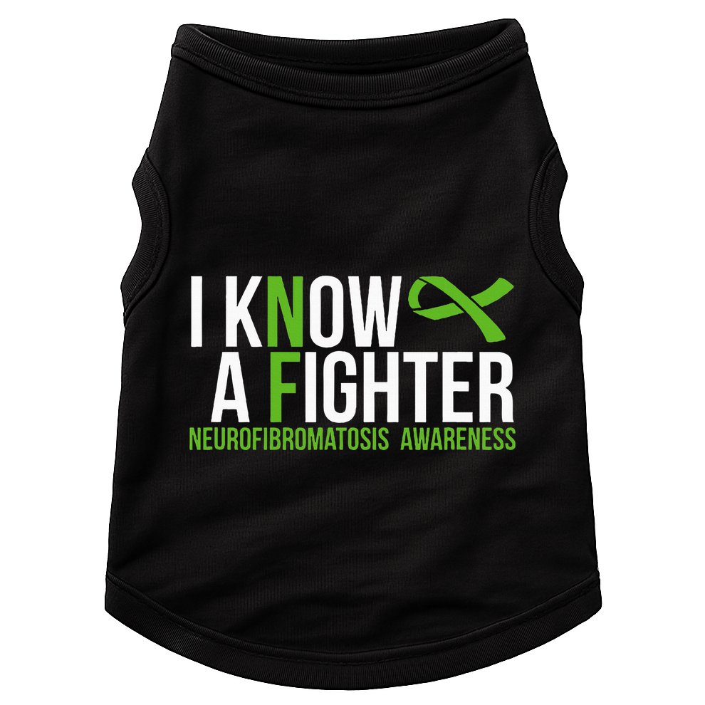 Neurofibromatosis Awareness I Know A Fighter Doggie Tank