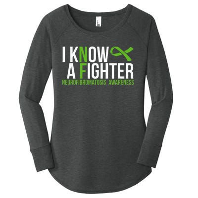 Neurofibromatosis Awareness I Know A Fighter Women's Perfect Tri Tunic Long Sleeve Shirt