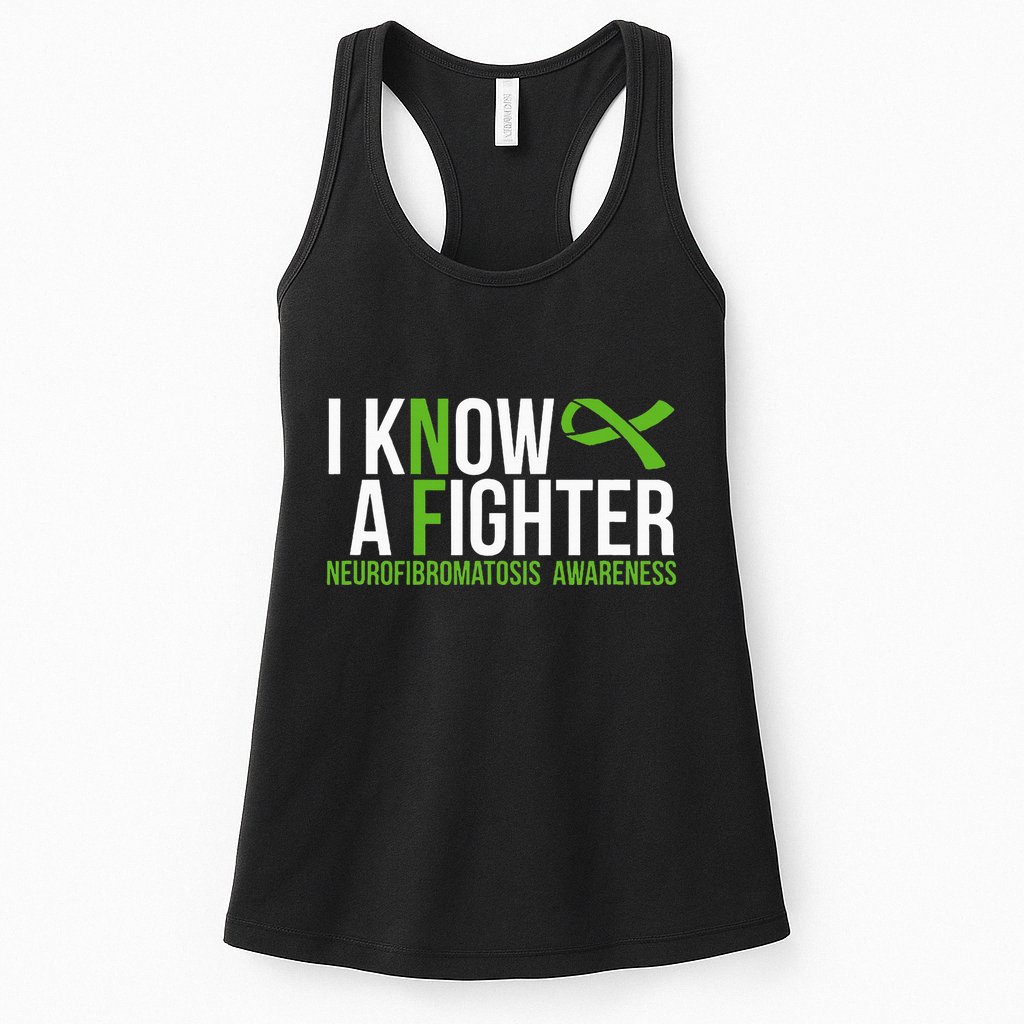 Neurofibromatosis Awareness I Know A Fighter Womens Tank Top