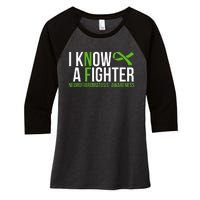 Neurofibromatosis Awareness I Know A Fighter Women's Tri-Blend 3/4-Sleeve Raglan Shirt