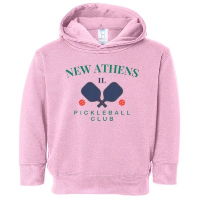 New Athens Il Pickleball Club For Paddle Players Toddler Hoodie