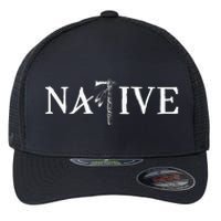 Native American Indian Day Pride Indigenous Cherokee Flexfit Unipanel Trucker Cap