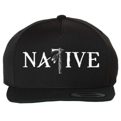 Native American Indian Day Pride Indigenous Cherokee Wool Snapback Cap