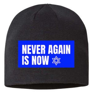 Never Again Is Now Jewish Israel Pride Am Yisrael Chai Sustainable Beanie