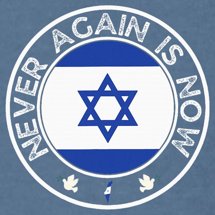 Never Again Is Now Support For Jews And Israel Garment-Dyed Sweatshirt