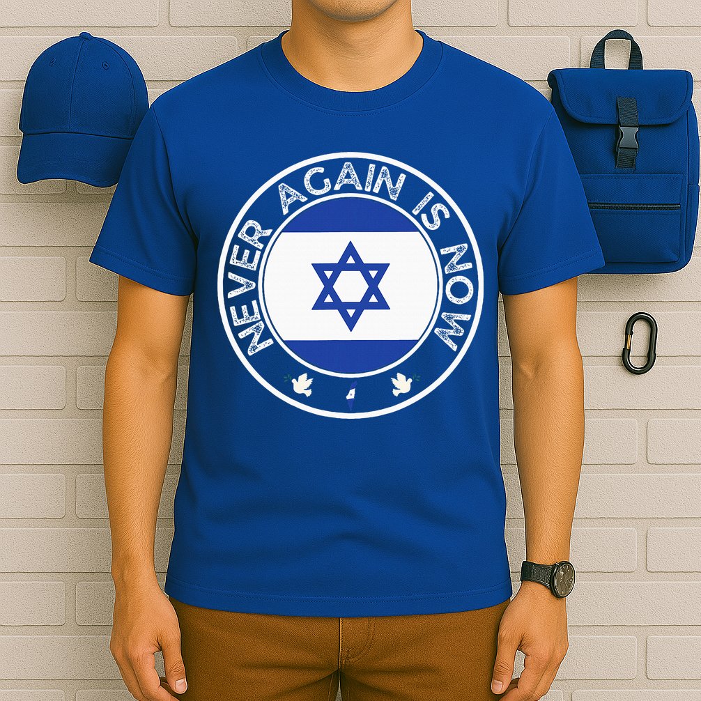 Never Again Is Now Support For Jews And Israel T-Shirt