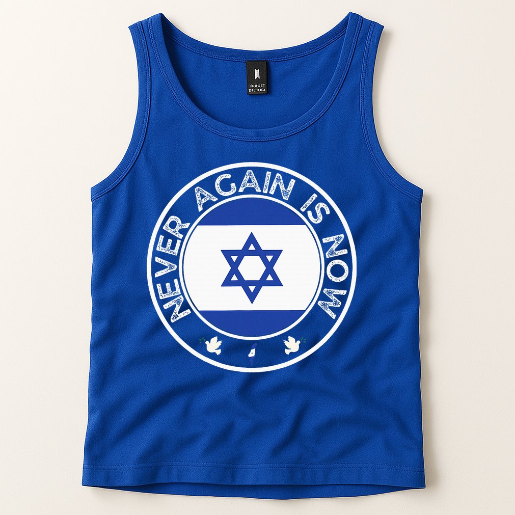 Never Again Is Now Support For Jews And Israel Tank Top