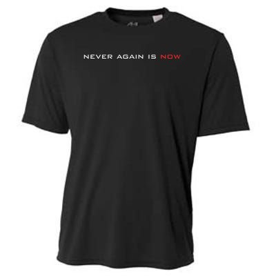 Never Again Is Now Support For Jews And Israel Cooling Performance Crew T-Shirt