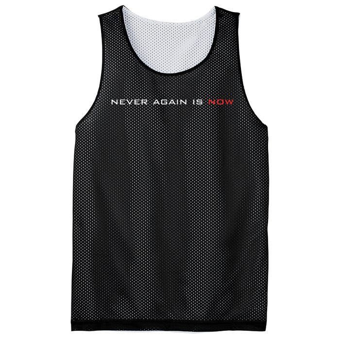 Never Again Is Now Support For Jews And Israel Mesh Reversible Basketball Jersey Tank